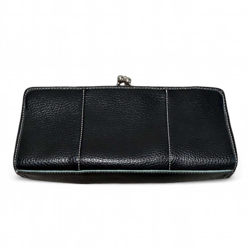 Tommy Hilfiger Black Leather Clutch/Purse